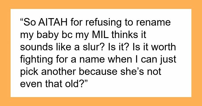 Controlling MIL Picks A Messy Fight Over A Baby Name, Gets Escorted Out By Police At Family Dinner