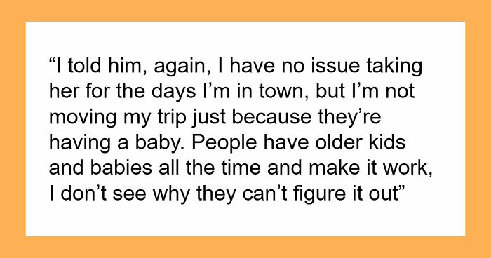 Guy Rewrites Custody Rules For 10YO The Second He Has A New Baby, Shocked His Ex Doesn’t Play Along