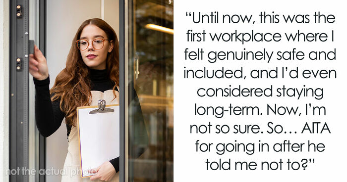 Woman Cries After Being Shut Out Of Office, Supervisor Quickly Changes Tone After Autism Mention