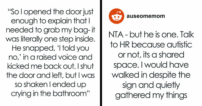 Coworker Locks Shared Office For Meeting, Woman Returns For Her Bag And Gets A Shut Door Instead