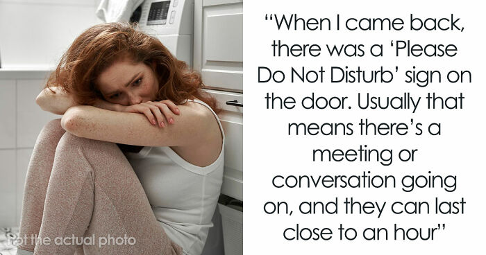 Woman Cries After Being Shut Out Of Office, Supervisor Quickly Changes Tone After Autism Mention