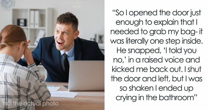 Woman Cries After Being Shut Out Of Office, Supervisor Quickly Changes Tone After Autism Mention