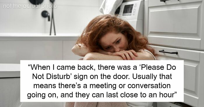 Woman Cries After Being Shut Out Of Office, Supervisor Quickly Changes Tone After Autism Mention