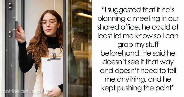 Coworker Locks Shared Office For Meeting, Woman Returns For Her Bag And Gets A Shut Door Instead