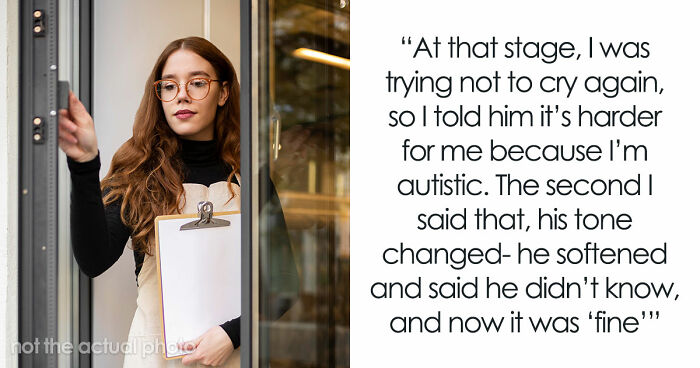 Woman Cries After Being Shut Out Of Office, Supervisor Quickly Changes Tone After Autism Mention