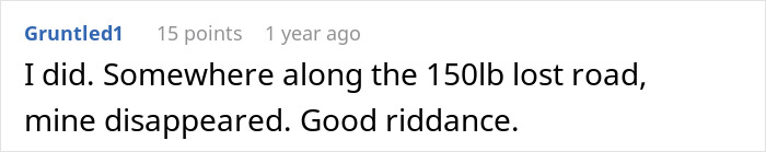 Screenshot of a forum comment discussing personal experience with buffalo hump and health issues. Screenshot of a forum comment discussing personal experience with buffalo hump and health issues.
