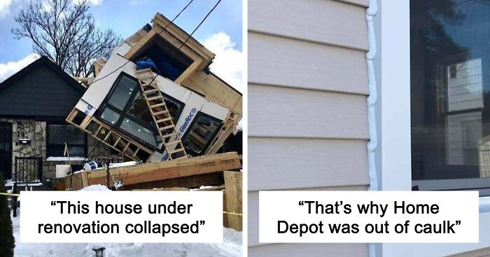 “Concrete Overflowed Out Of The Toilet”: Home Improvement Fails Ranging From Hilarious To Disastrous