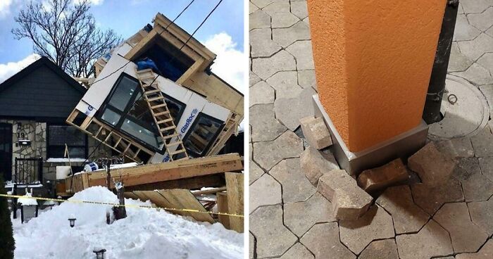 “Concrete Overflowed Out Of The Toilet”: Home Improvement Fails Ranging From Hilarious To Disastrous