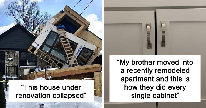 “Concrete Overflowed Out Of The Toilet”: Home Improvement Fails Ranging From Hilarious To Disastrous