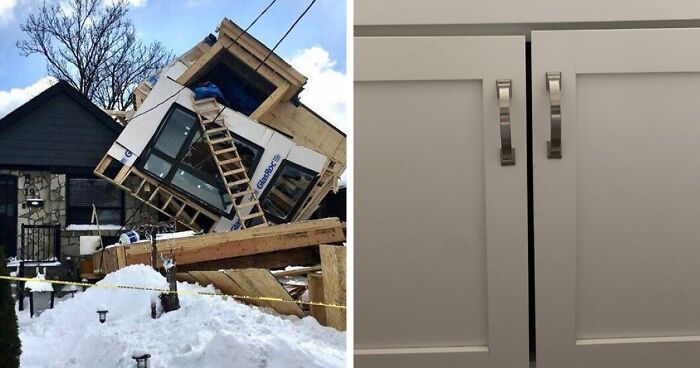 “Concrete Overflowed Out Of The Toilet”: Home Improvement Fails Ranging From Hilarious To Disastrous
