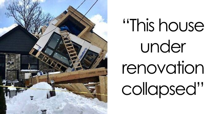 “Concrete Overflowed Out Of The Toilet”: Home Improvement Fails Ranging From Hilarious To Disastrous