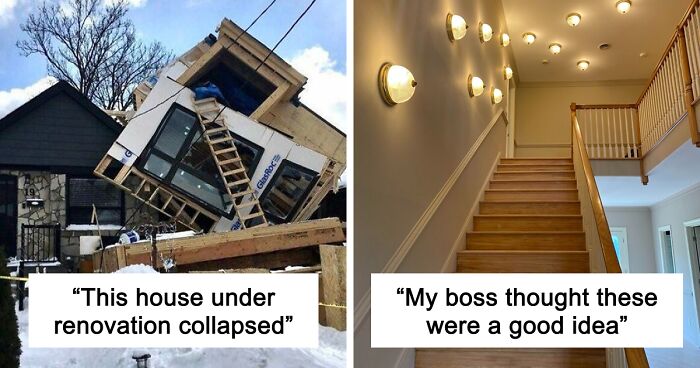 “Concrete Overflowed Out Of The Toilet”: Home Improvement Fails Ranging From Hilarious To Disastrous