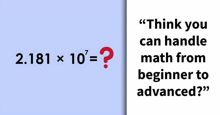 “What’s Your Math Level?”: Find Out By Solving These 19 Questions