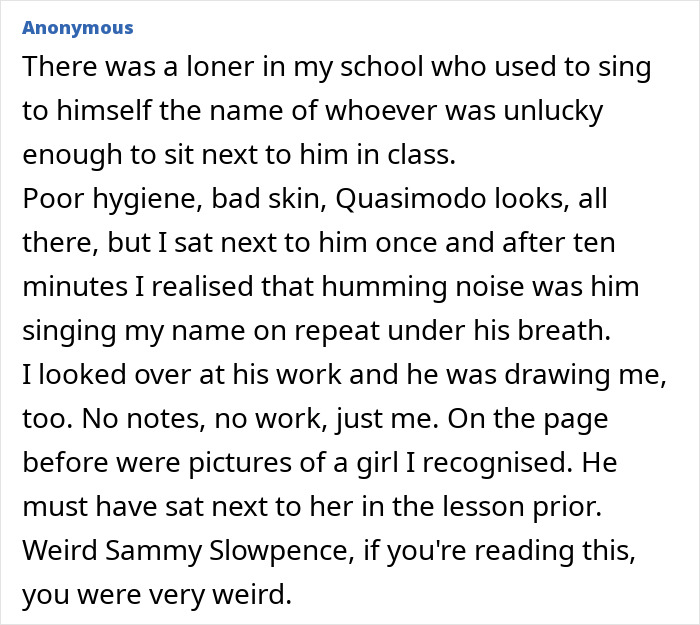 Weird-Creepy-Classmates