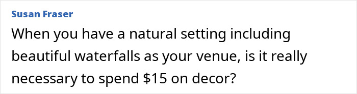 Noiva bloqueia cachoeira em parque público para seu casamento, seu pai então ameaça pessoas que reclamam Noiva bloqueia cachoeira em parque público para seu casamento, seu pai então ameaça pessoas que reclamam