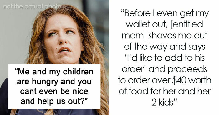 Entitled Mom Assumes Random Guy Will Just Buy Her Kids Food Because She’s A Single Mom