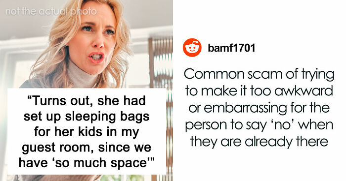 Single Mom Tries To Take Over Stranger’s Guest Room Because They’re “Rich And Have A Lot Of Space”