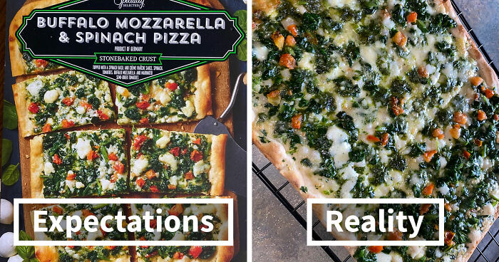 64 ‘Expectation Vs. Reality’ Food Fails And Successes That Prove You Never Know What You’ll Get (New Pics)
