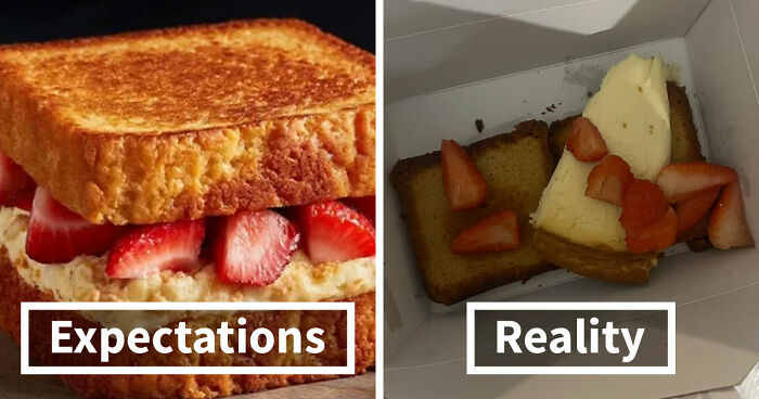 64 ‘Expectation Vs. Reality’ Food Fails And Successes That Prove You Never Know What You’ll Get (New Pics)