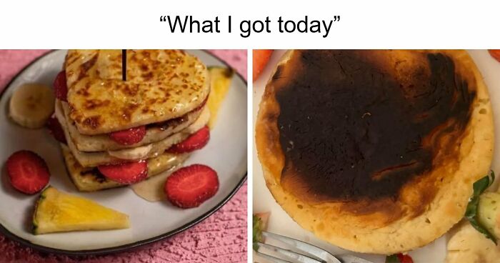 64 ‘Expectation Vs. Reality’ Food Fails And Successes That Prove You Never Know What You’ll Get (New Pics)