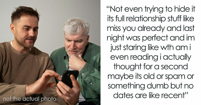 Cheater Dad Entrusts 20YO With His Broken Phone, Family Drama Erupts As It Reveals His Infidelity