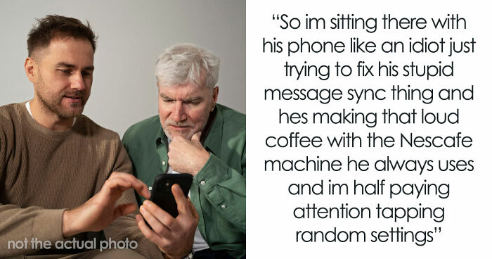 Cheater Dad Entrusts 20YO With His Broken Phone, Family Drama Erupts As It Reveals His Infidelity