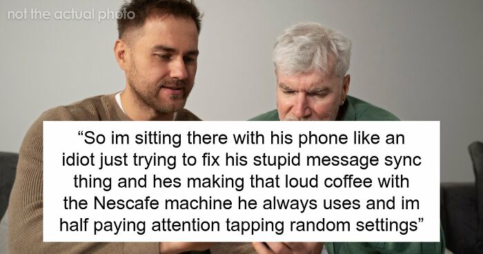 Cheater Dad Entrusts 20YO With His Broken Phone, Family Drama Erupts As It Reveals His Infidelity