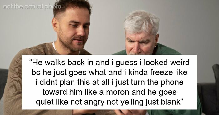 Cheater Dad Entrusts 20YO With His Broken Phone, Family Drama Erupts As It Reveals His Infidelity