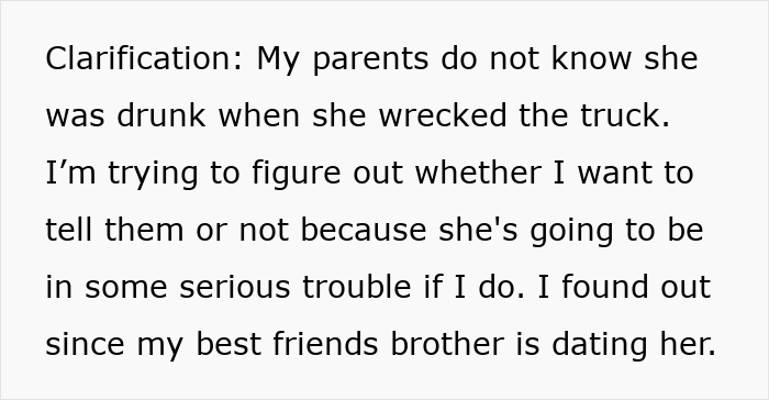 17YO Ruins Bro's Truck By Driving Drunk, Throws A Fit As He Demands $3.3K To Cover The Damage