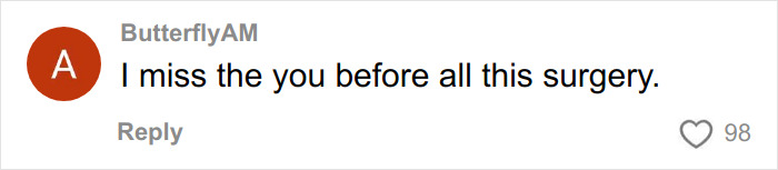 A user comment saying, 