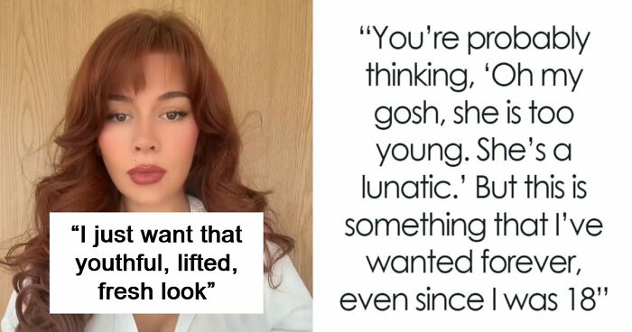 “Ridiculously Sad”: 28YO Woman’s Facelift Sparks Raging Debate As People Question Society’s New Normal
