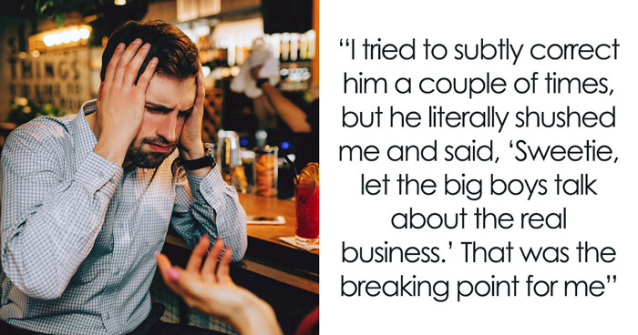 Man Plays Expert At Dinner Party, Calls Real Expert “Sweetie” When She Questions Him, Gets Destroyed