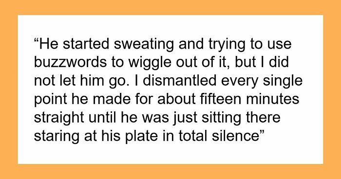 Man Plays Expert At Dinner Party, Calls Real Expert “Sweetie” When She Questions Him, Gets Destroyed