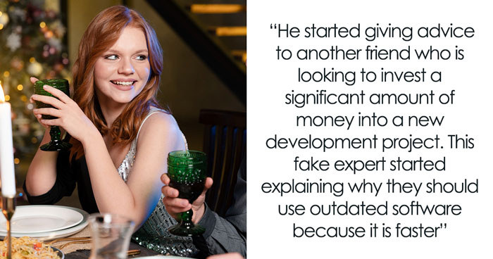 Man Plays Expert At Dinner Party, Calls Real Expert “Sweetie” When She Questions Him, Gets Destroyed