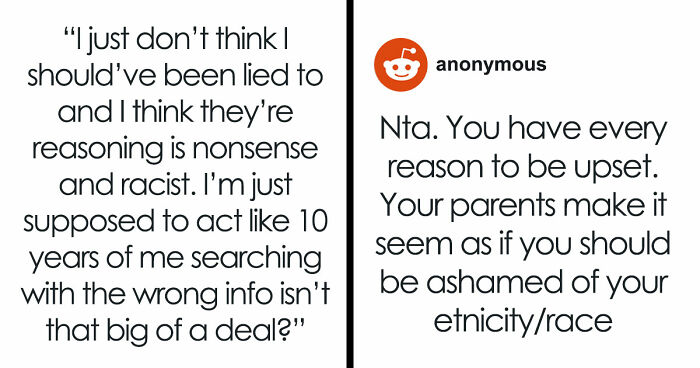 Man Finds Out Adoptive Parents Lied About His Race Due To “Stigma”, Fumes After Truth Comes Out