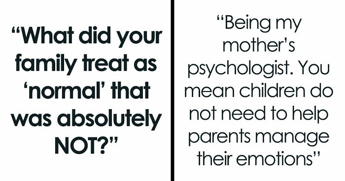 36 Times People Realized Their Childhood Home Had Some Very Unusual Rules