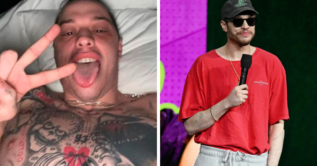 "How Does He Have $200k?": Internet Baffled After Pete Davidson Shows Off Bare Arms Following Tattoo Removal