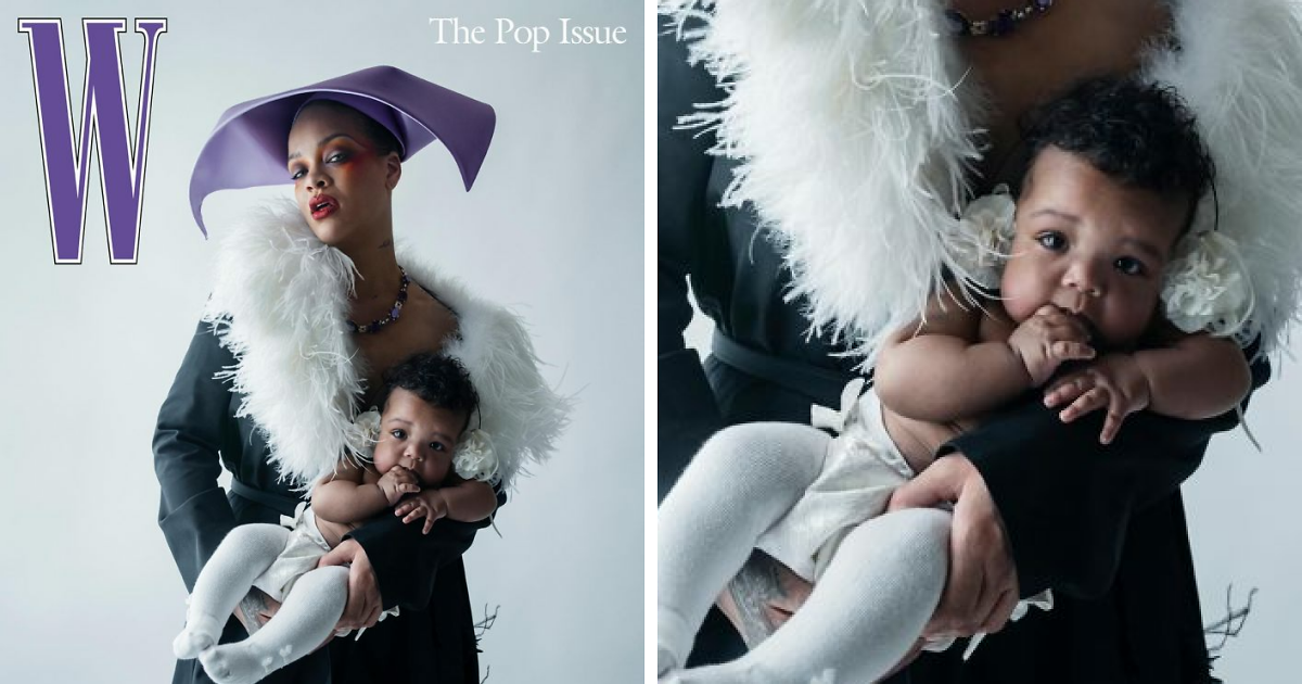 Rihanna’s W Magazine Cover With Daughter Rocki Leaves Fans Talking After Noticing Strange Details