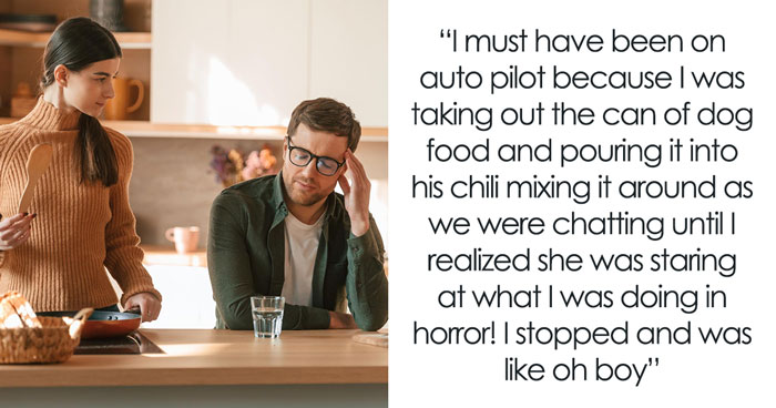 Woman Finds Out BF She Moved In With Has Been Cheating With Boss, Mixes Dog Food In His Lunches