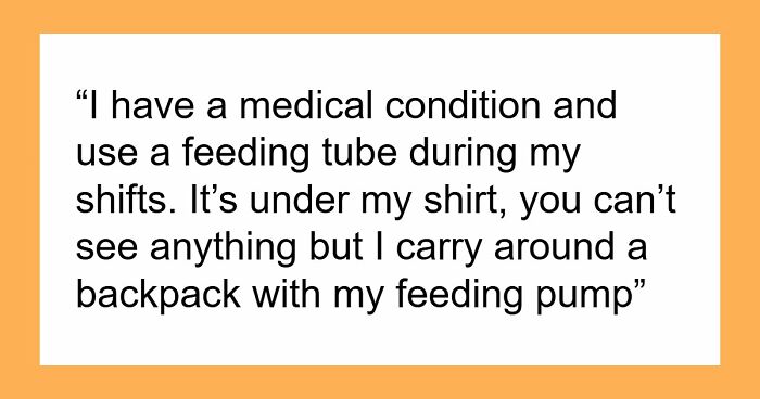 “I’m Horrified”: Woman Is Asked Not To Use Medical Device That Saves Her Life By Entitled Manager