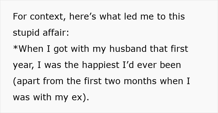 Cheater Refuses To Take Accountability For Affair, Torn Between Husband And Ex She Cheated With
