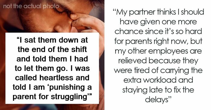 Manager Gets Accused Of “Punishing A Parent For Struggling” After Firing Them For Always Being Late