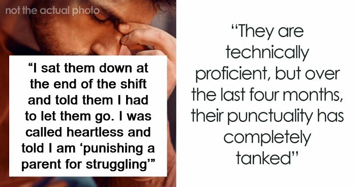 Manager Gets Accused Of “Punishing A Parent For Struggling” After Firing Them For Always Being Late