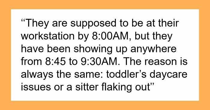 Manager Gets Accused Of “Punishing A Parent For Struggling” After Firing Them For Always Being Late