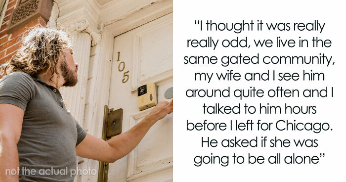 Friend Visits Couple’s Home At Night Knowing Woman Is Alone, Hubs Notices Strange Behavior On Camera