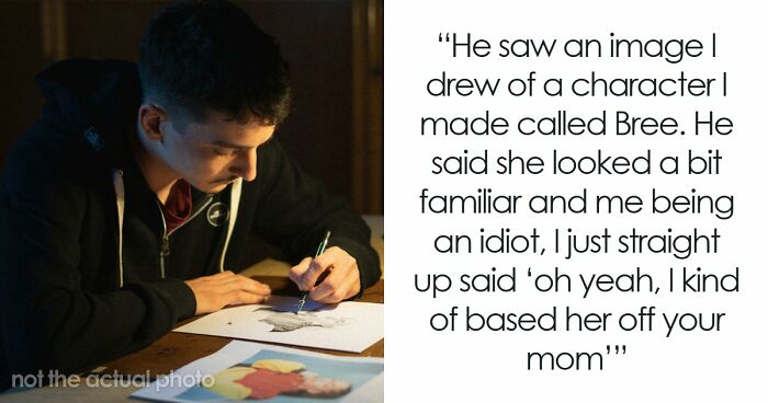 “I Always Had A Crush On His Mom”: Man Fears Friendship Is Over After Friend Sees His Artwork