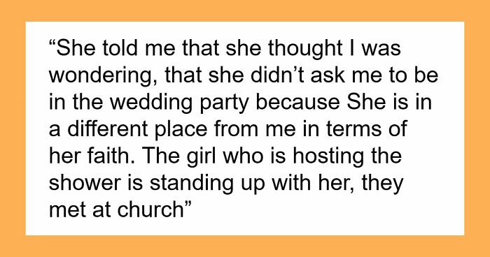 Christian Bride Excludes Muslim Best Friend From Wedding, Sends Her The Gift Registry Anyway