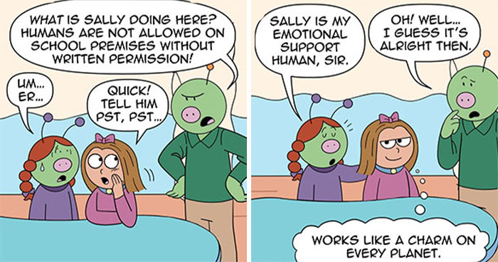 This Comic Series Imagines Humans As The Family Pet, And It’s Weirdly Cute (30 New Comics)