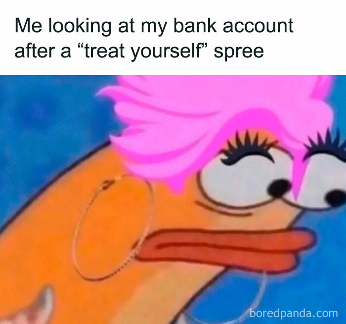 A funny meme with a cartoon fish showing a shocked face, perfect for meme scrolling and sharing a chuckle.