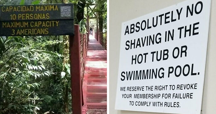 “Underwear Must Be Worn”: 65 Oddly Specific Rules That Have You Wondering Which Idiot Inspired Them